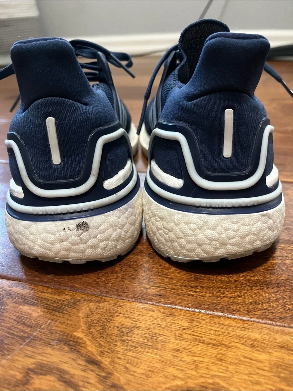 adidas Women’s Navy and White Athletic Running Shoes